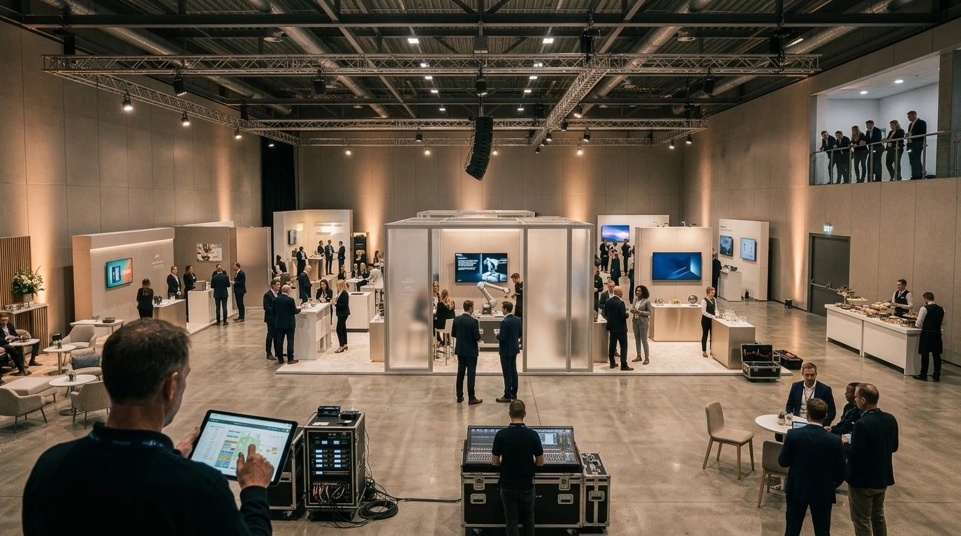B2B exhibition and networking environment