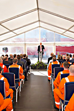Corporate Event – Maersk Rig Naming